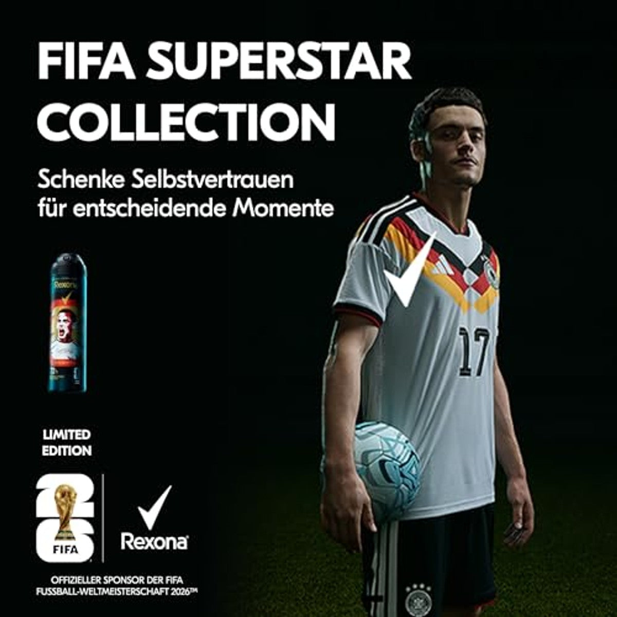 Rexona FIFA World Cup 2026TM Superstar Collection 6 x 150 ml – Rexona