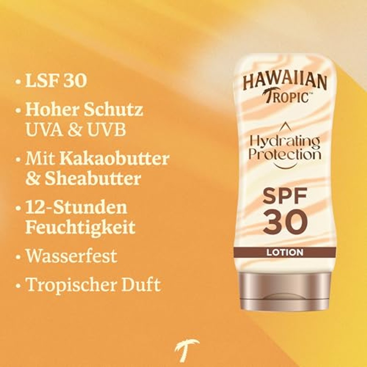Hawaiian Tropic Hydrating Protection SPF30 6 x 180 ml - Voordeelverpakking
