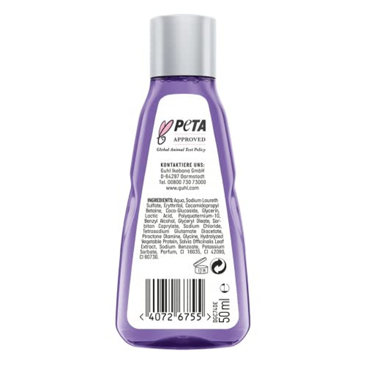 Guhl Zilverglans en verzorgende shampoo 3 x 50 ml - Voordeelverpakking