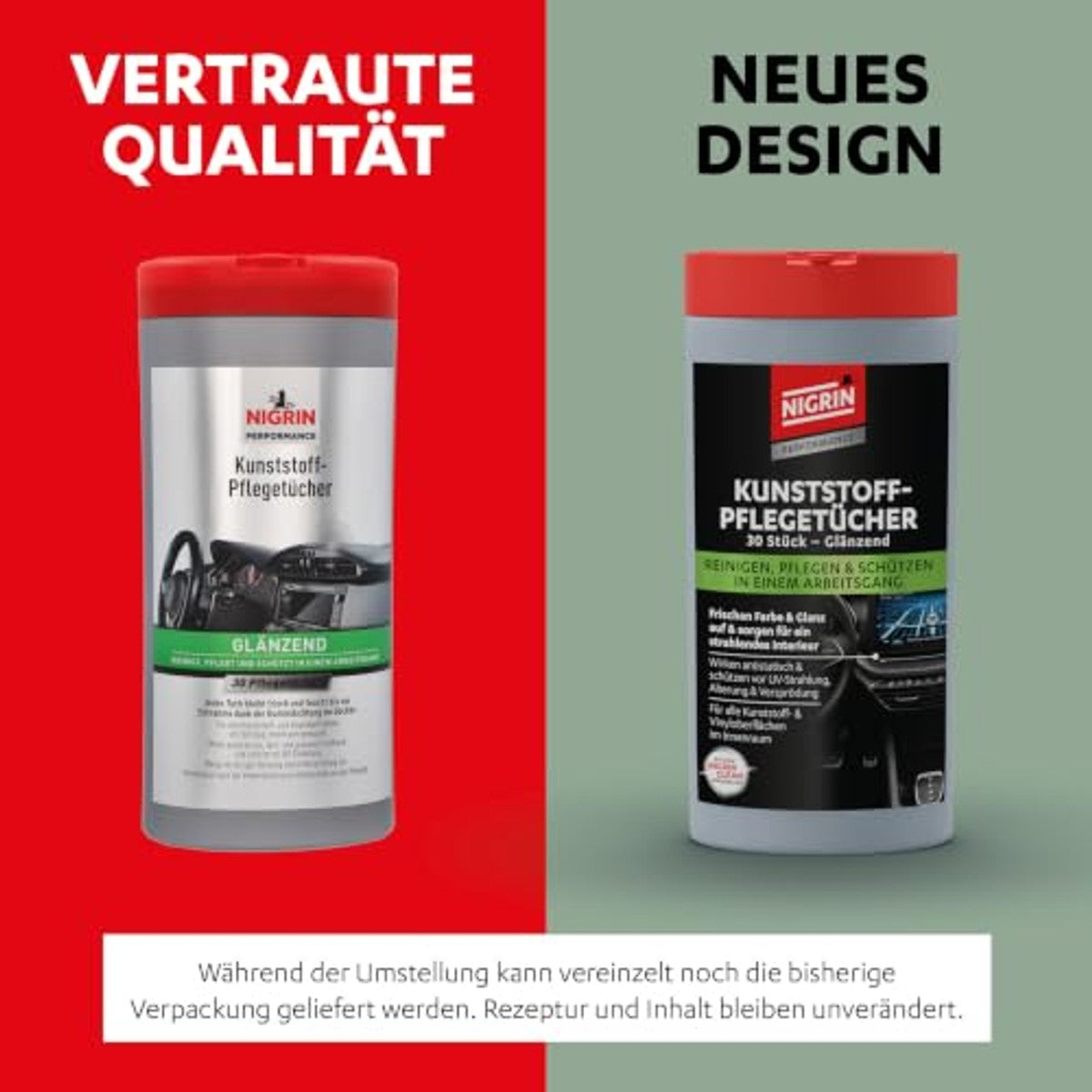 NIGRIN Kunststof verzorgingsdoeken glanzend - 3-pack – foto 3