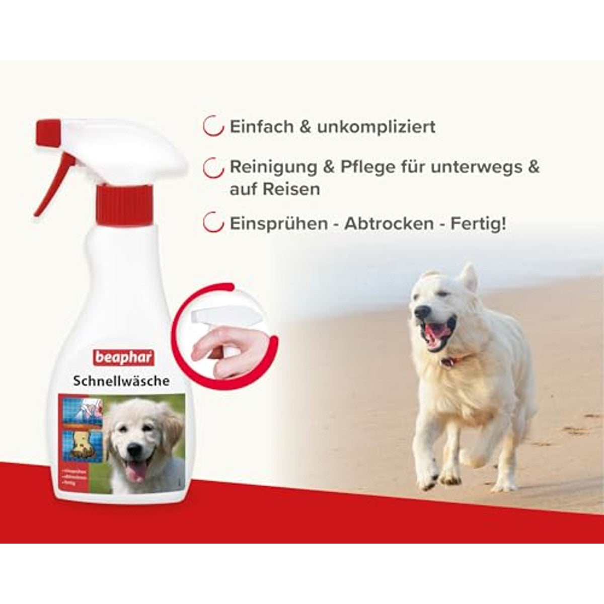 Beaphar Snel Wassen spray voor honden 250 ml - 3-pack