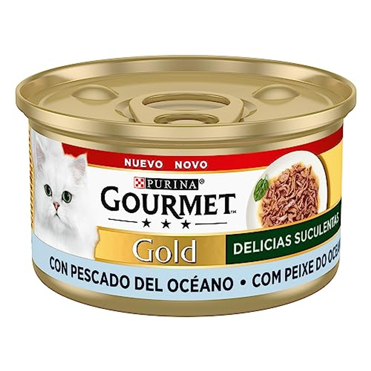 Gourmet Gouden natvoer kattenvoer zeevis 24 x 85 g - 3-pack