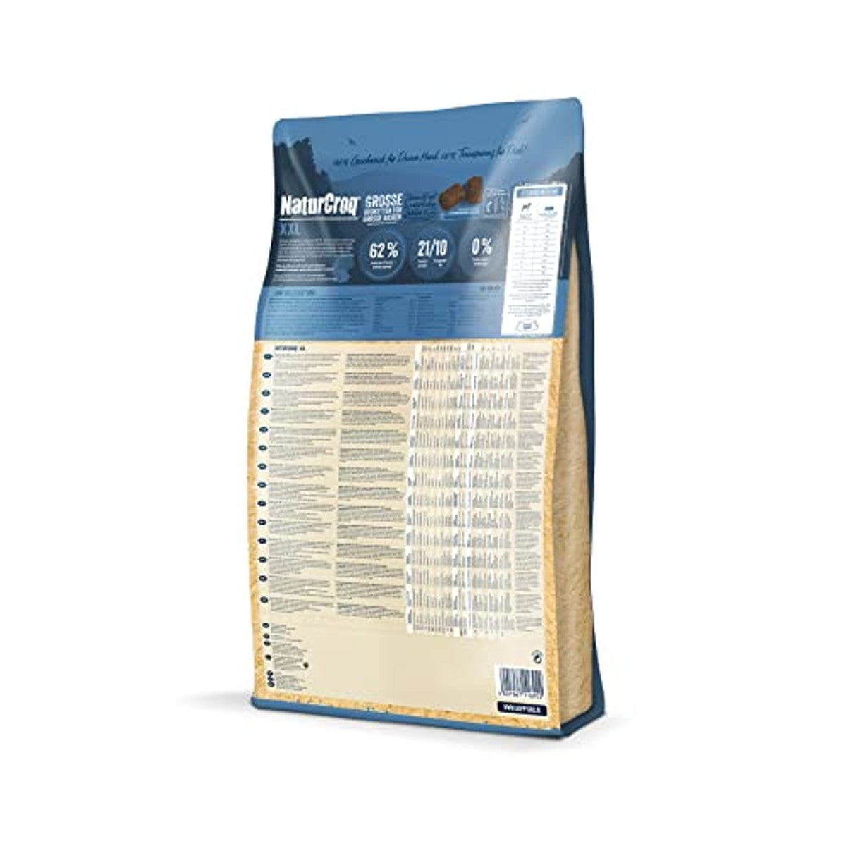 Happy Dog 60524 NaturCroq XXL droogvoer met kruiden en grote kroketten, mix voor grotere honden, inhoud 15 kg – Happy Cat