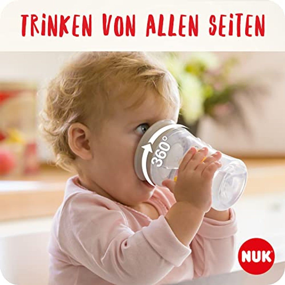 NUK Magic Cup drinkbeker 230 ml blauwe egel – NUK