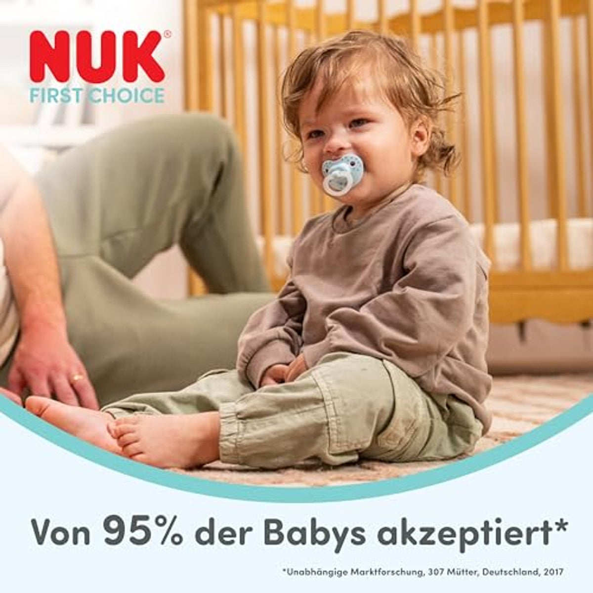 NUK First Choice Classic Day & Night fopspeen 6-18 maanden 2 stuks – NUK