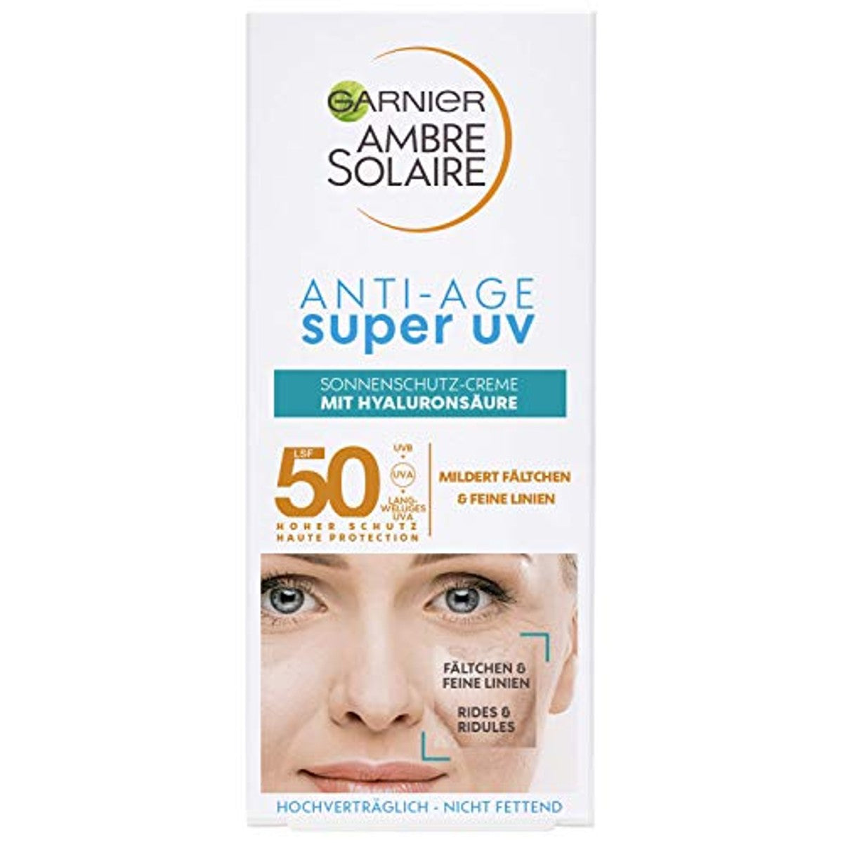 Garnier Ambre Solaire Anti-Age UV SPF 50 6 x 50 ml - Voordeelverpakking