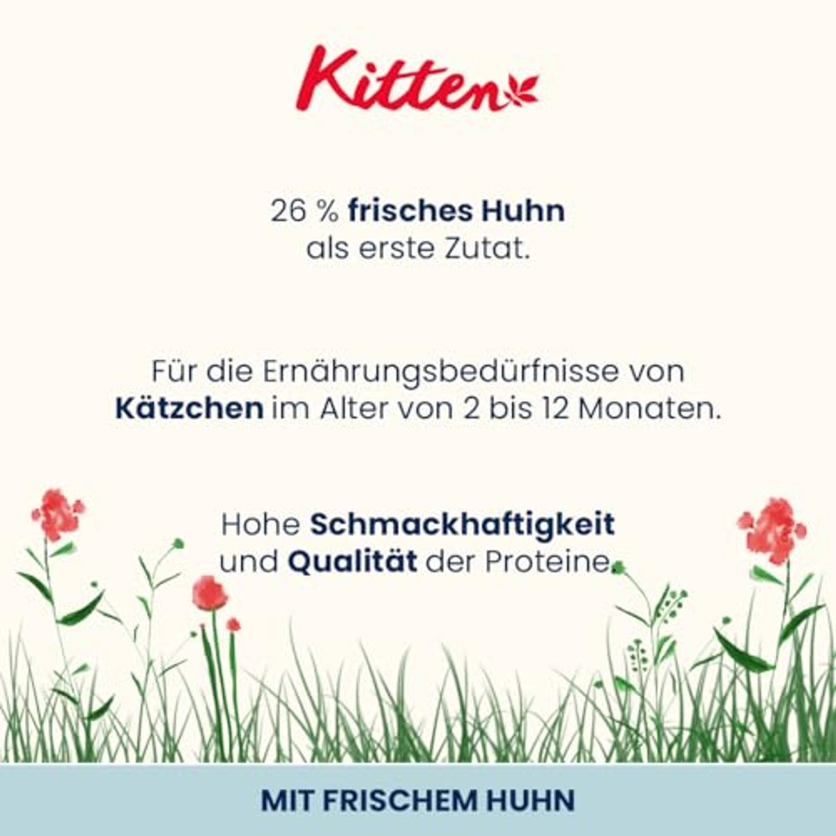 almo nature Holistic Kitten Droogvoer voor kattenjongens, kip en rijst, voor alle rassen, 2 kg – almo nature