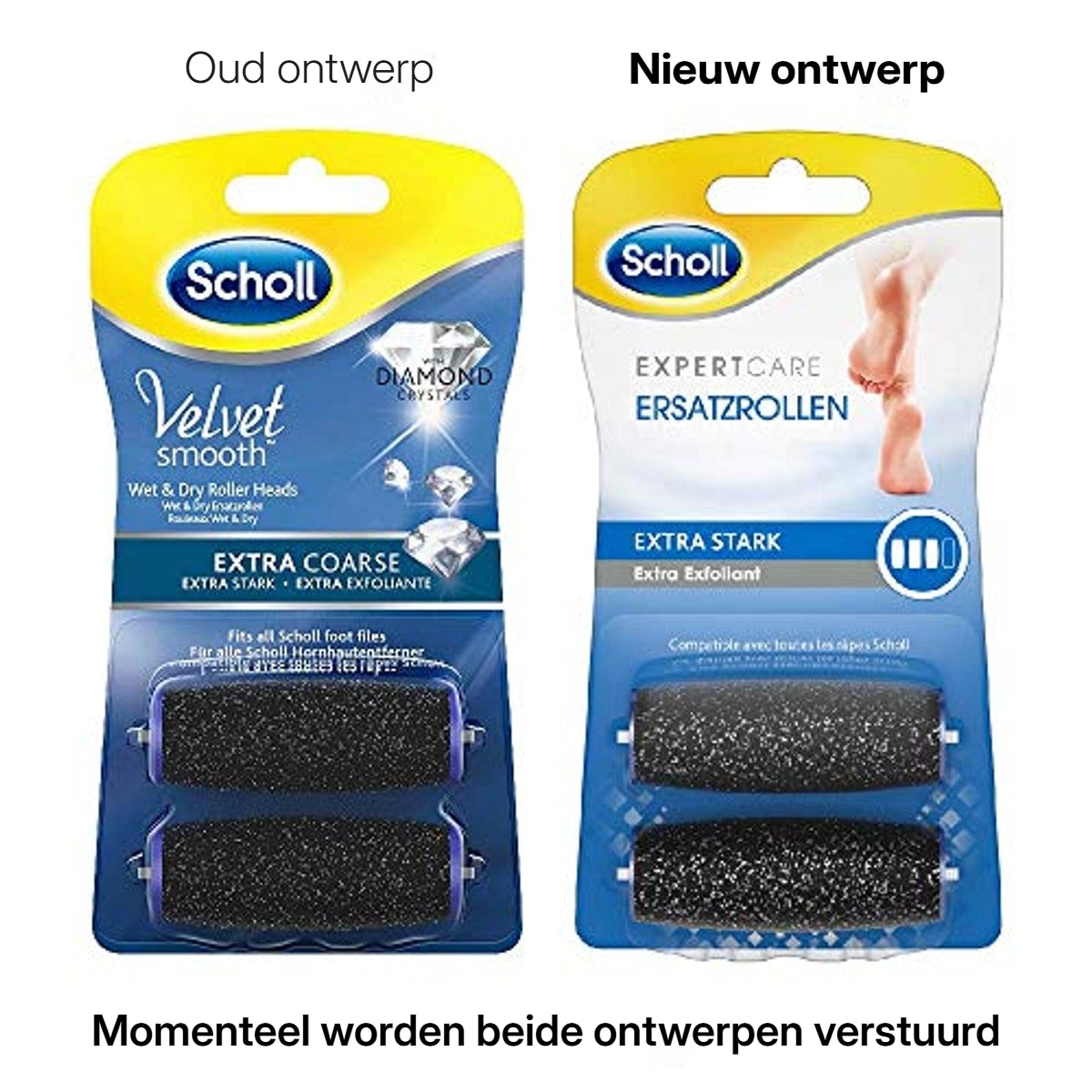Dr. Scholl's Expert Care Wet & Dry navulrollen 2 rollen - 3-pack – foto 3