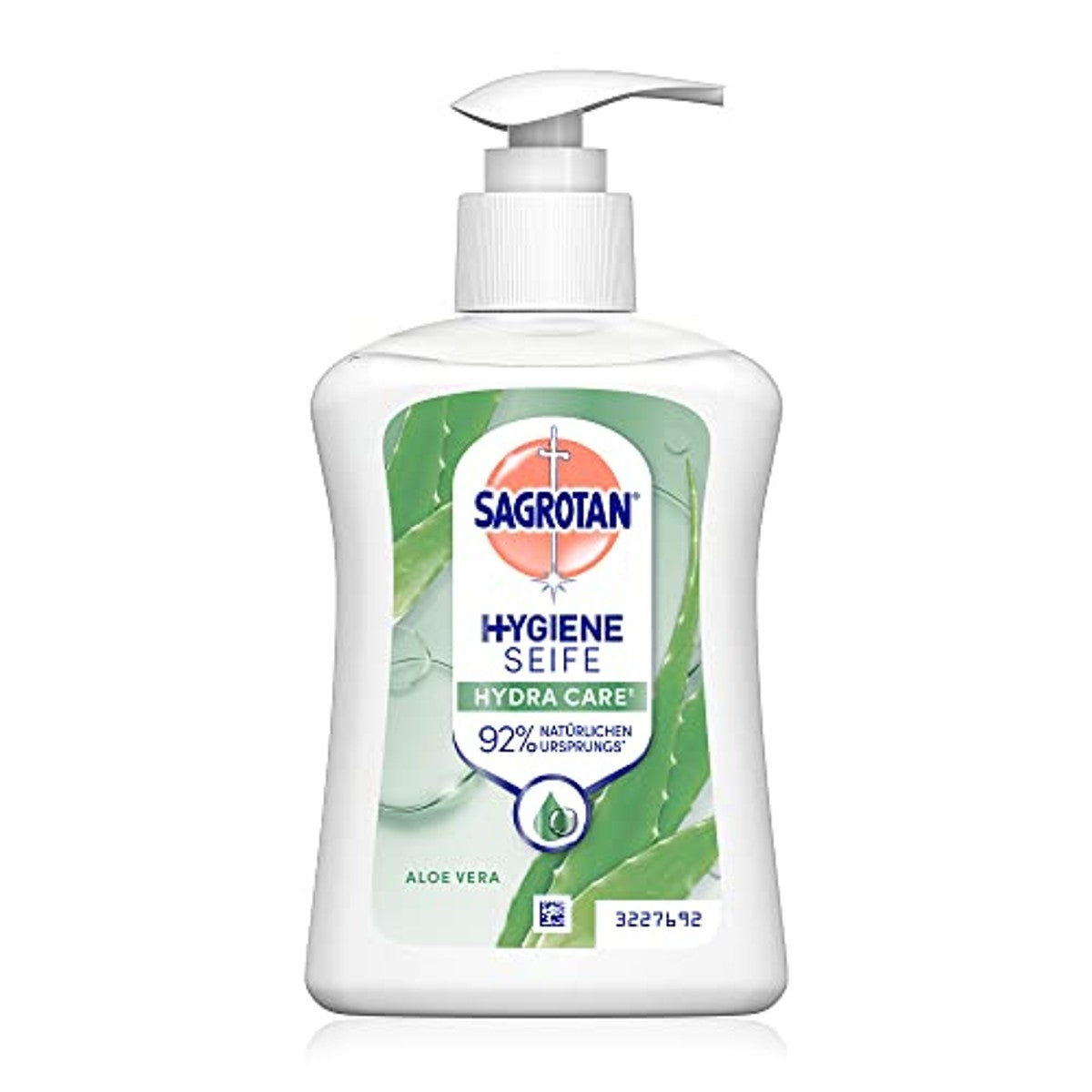 Sagrotan Handzeep Aloë Vera hygiënische vloeibare zeep, 1 x 250 ml zeepdispenser (verpakking van 5) – Sagrotan