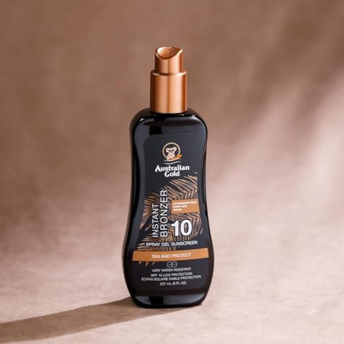 Australian Gold Sunscreen Spray Gel w. Instant Bronzer SPF 10 6 x 237 ml - Voordeelverpakking