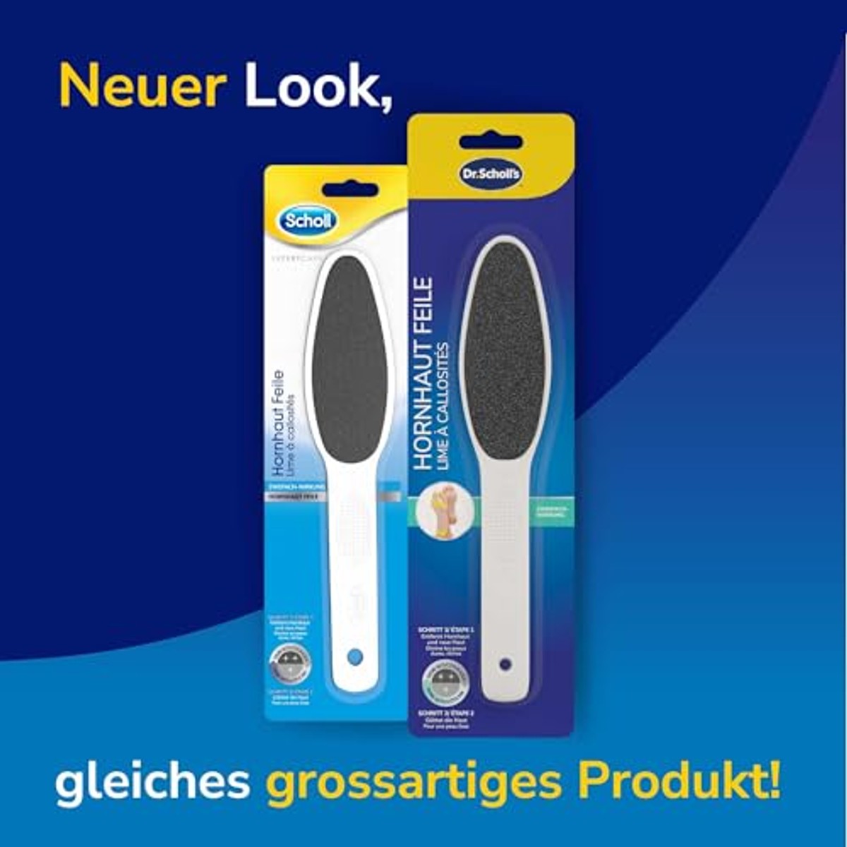 Dr. Scholl's ExpertCare eeltvijl voor voeten - 3-pack