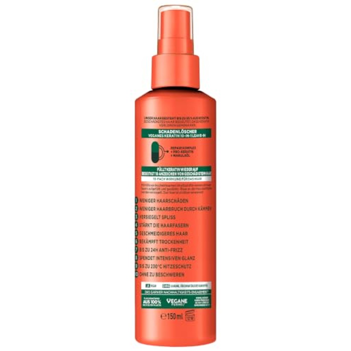 Garnier Fructis Deep Repair 10-in-1 Leave-In 6 x 150 ml - Voordeelverpakking