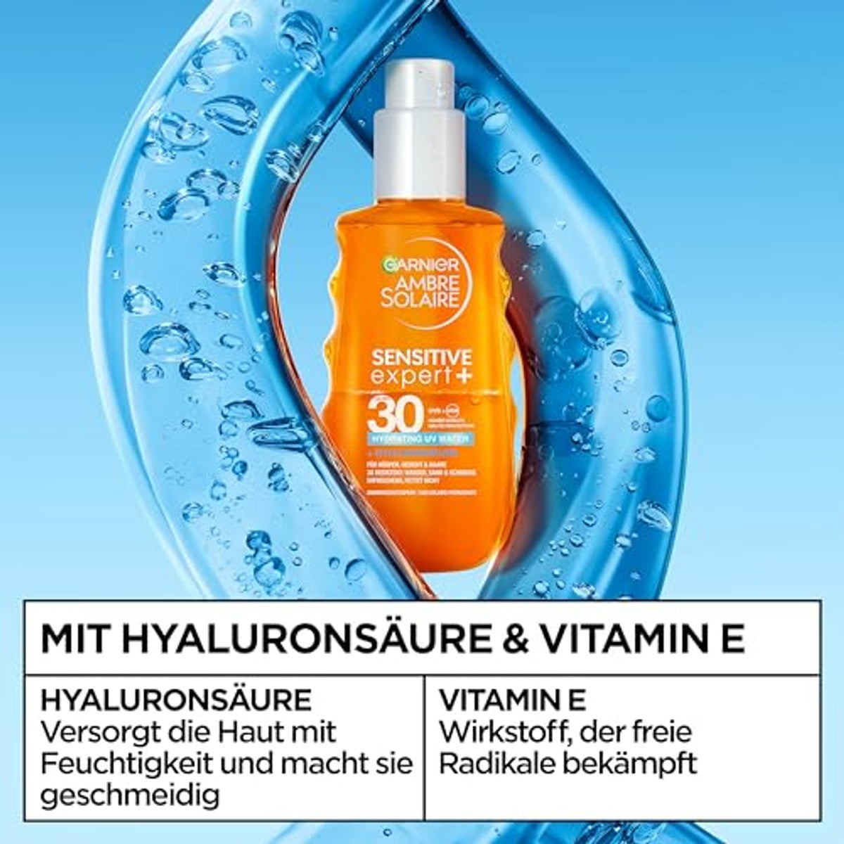 Garnier Ambre Solaire Sensitive Expert UV Water SPF 30 150 ml – Garnier