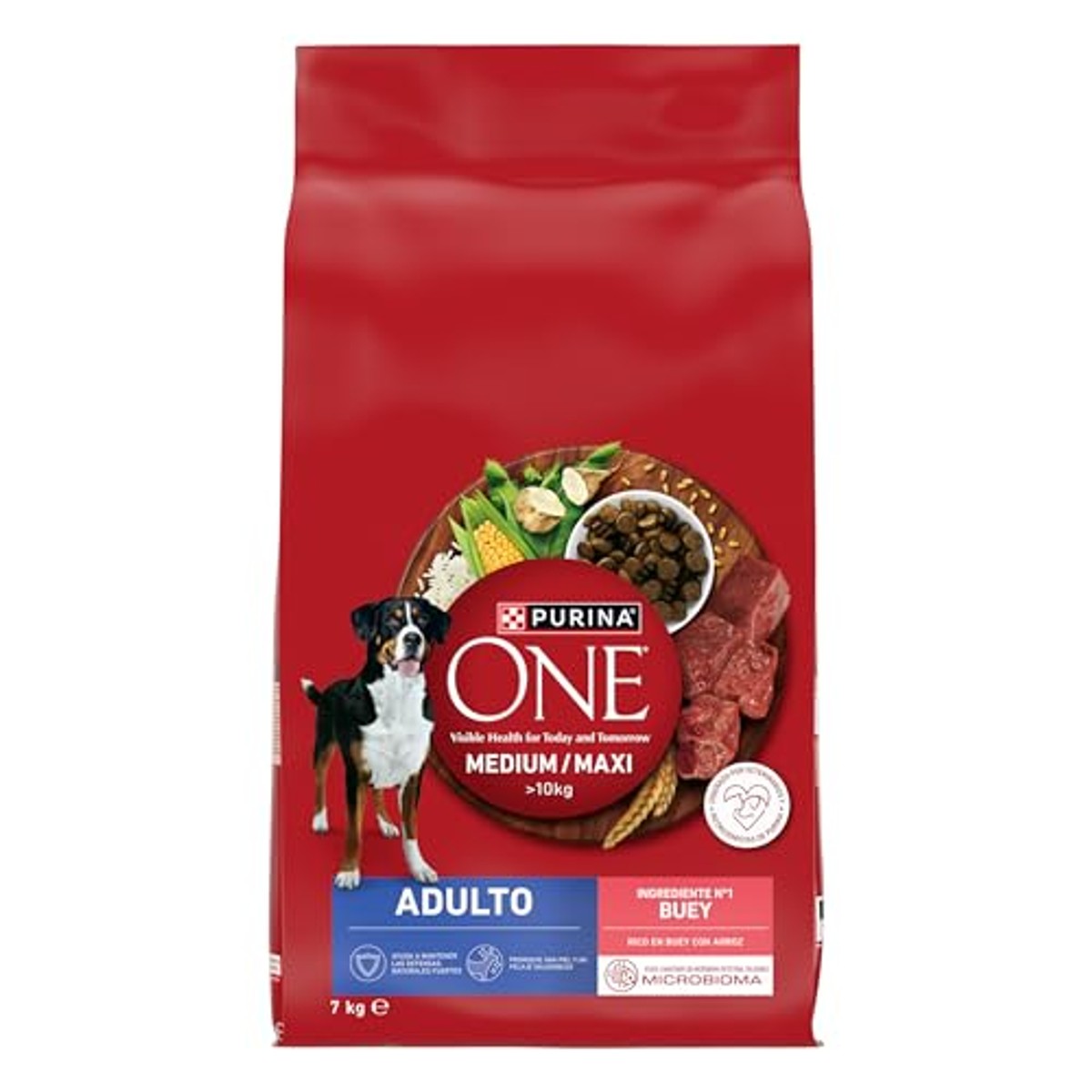 Purina One Medium/Maxi hondenvoer os 7 kg – foto 3