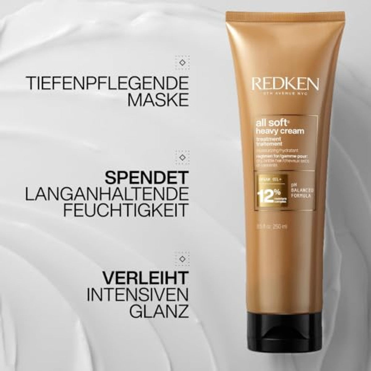 Redken All Soft Heavy Cream Haarmasker met Arganolie 250 ml - 6-pack – foto 3