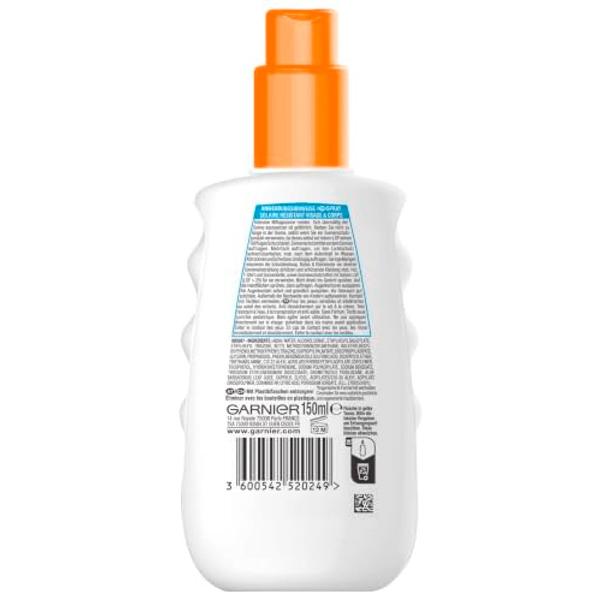 Garnier Ambre Solaire Kids Sensitive Expert+ SPF 50+ 6 x 150 ml - Voordeelverpakking