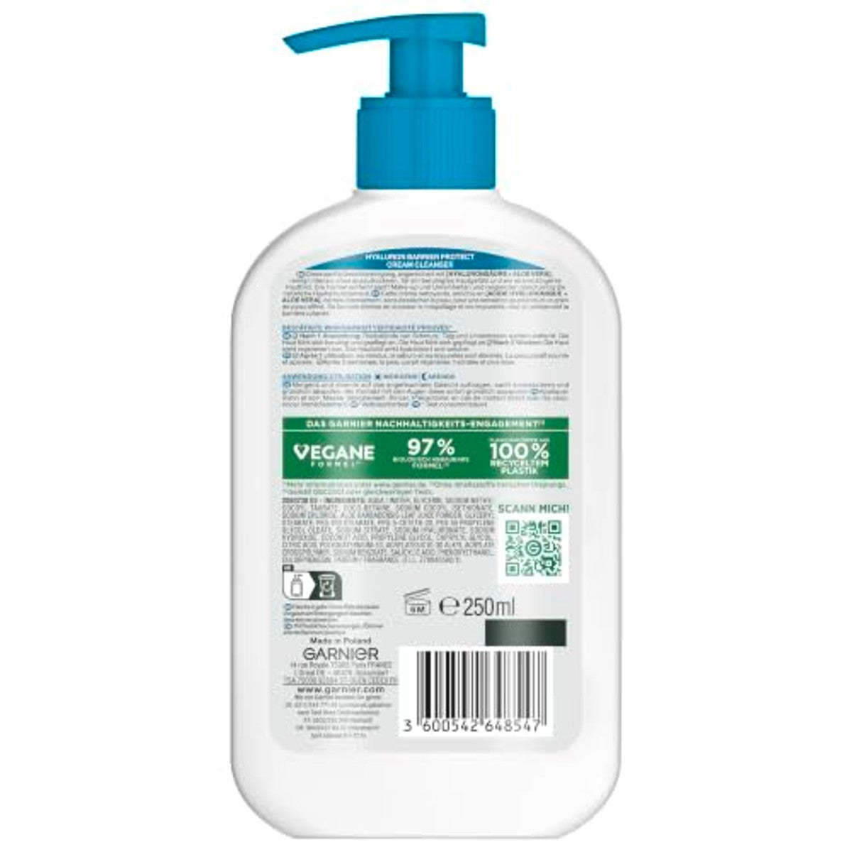 Garnier Hyaluron Barrier Protect Cream Cleanser – Garnier