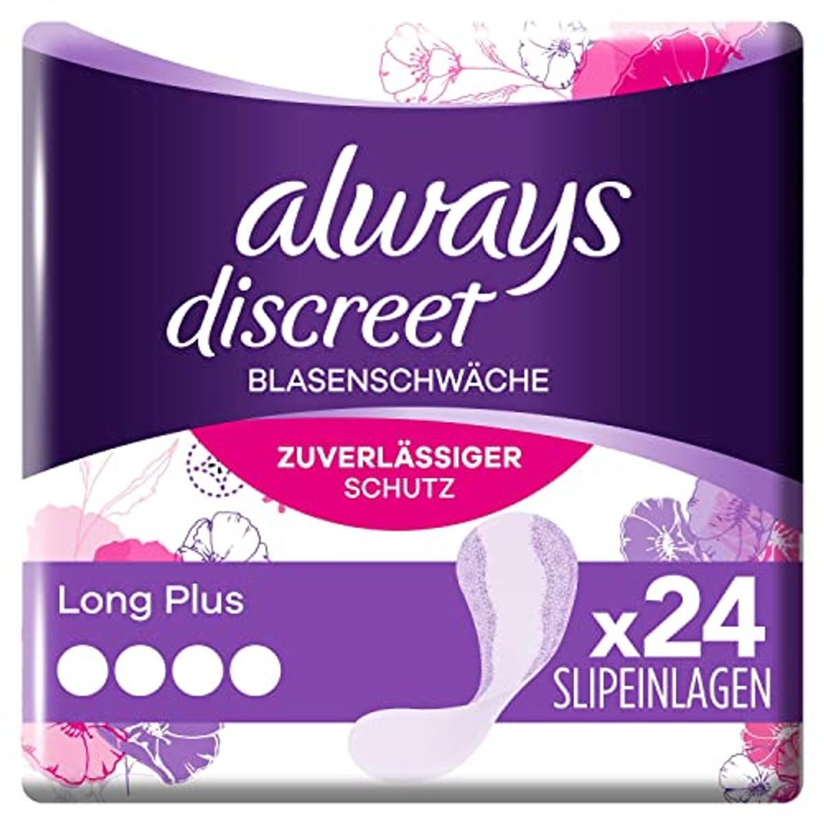 Always Discreet Long Plus & Normal – 24 en 28 maandverbanden - 6-pack