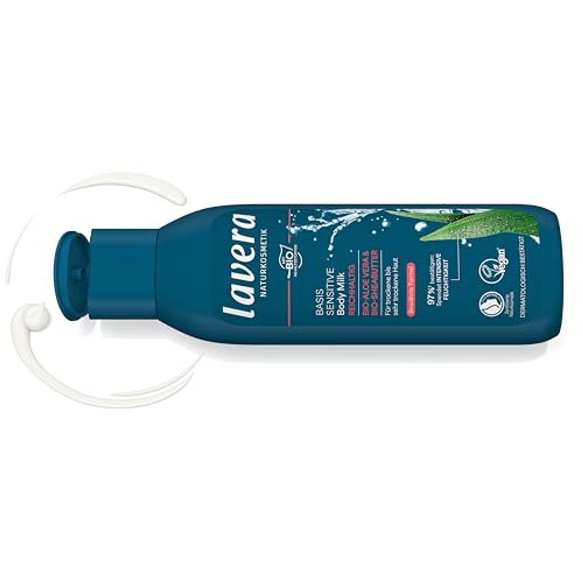 lavera Basis Sensitiv Body Milk Rijk 6 x 250 ml - Voordeelverpakking