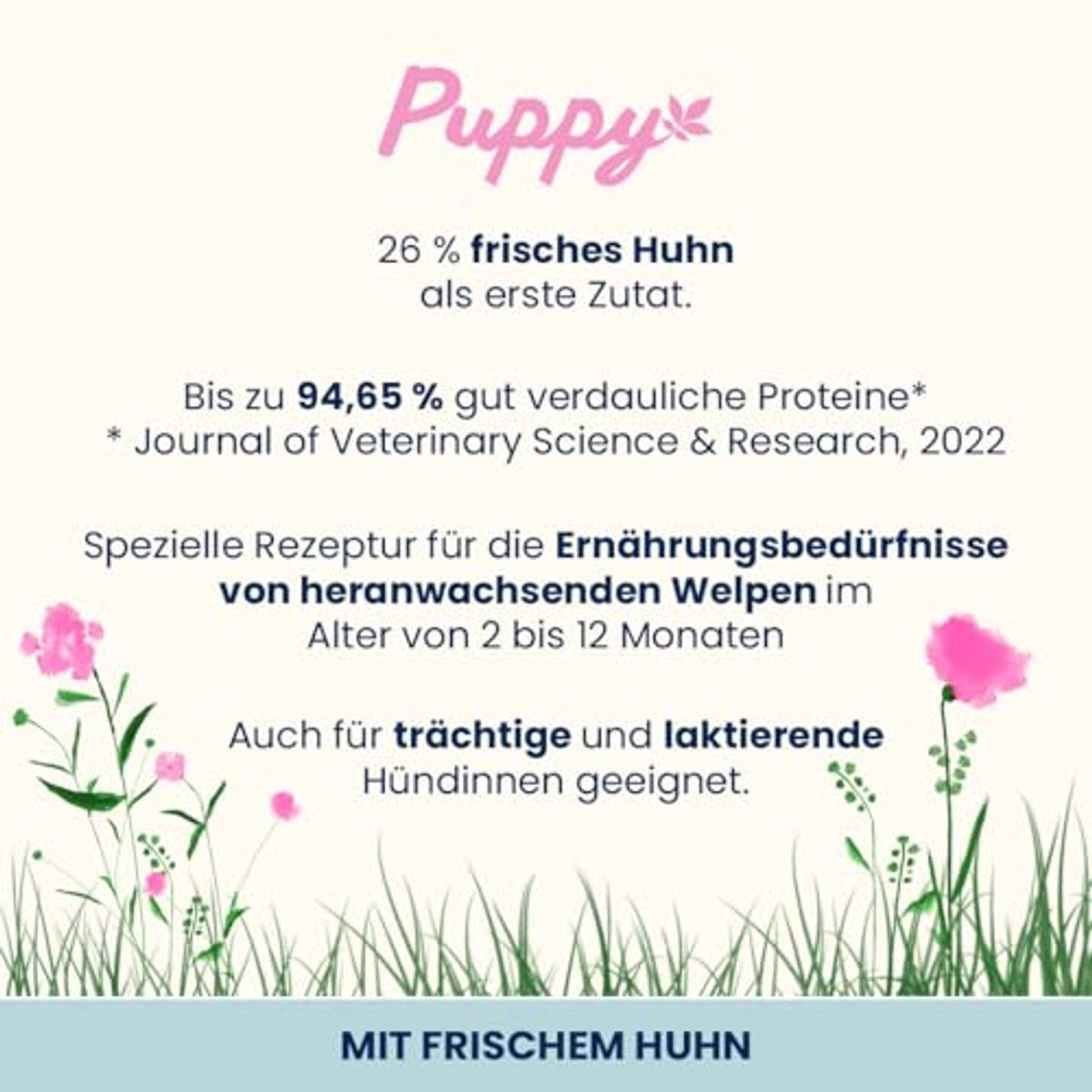 Almo Nature Puppy Droogvoer voor Honden Kip 2 kg - 3-pack