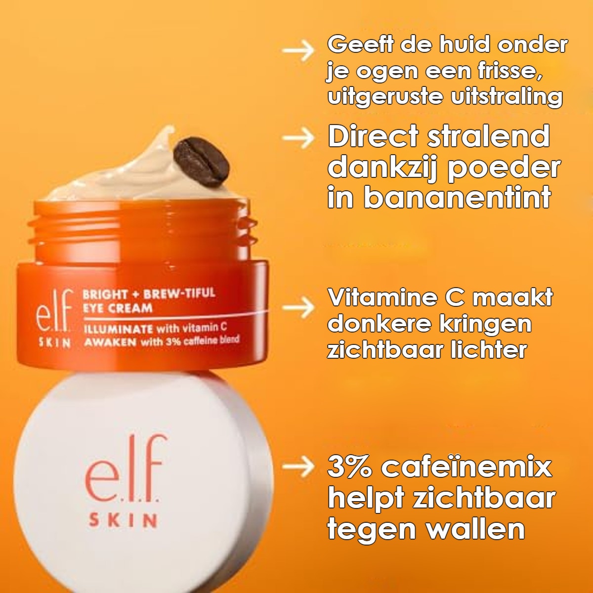 e.l.f. Skin Bright + Brew-tiful Eye Cream Mini – foto 3