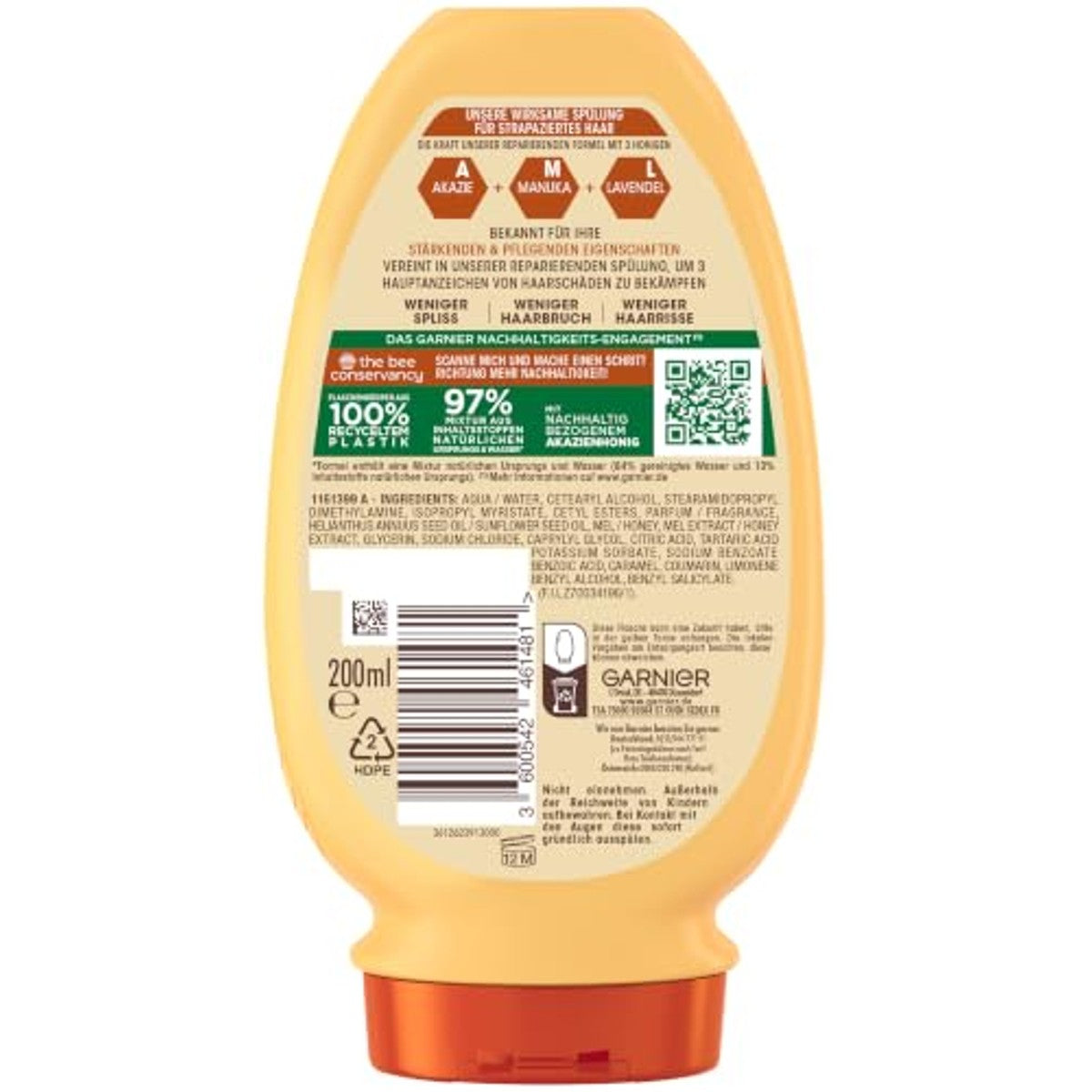 Garnier Echte Schatten Honingschatten Spoeling 3 x 200 ml - Voordeelverpakking