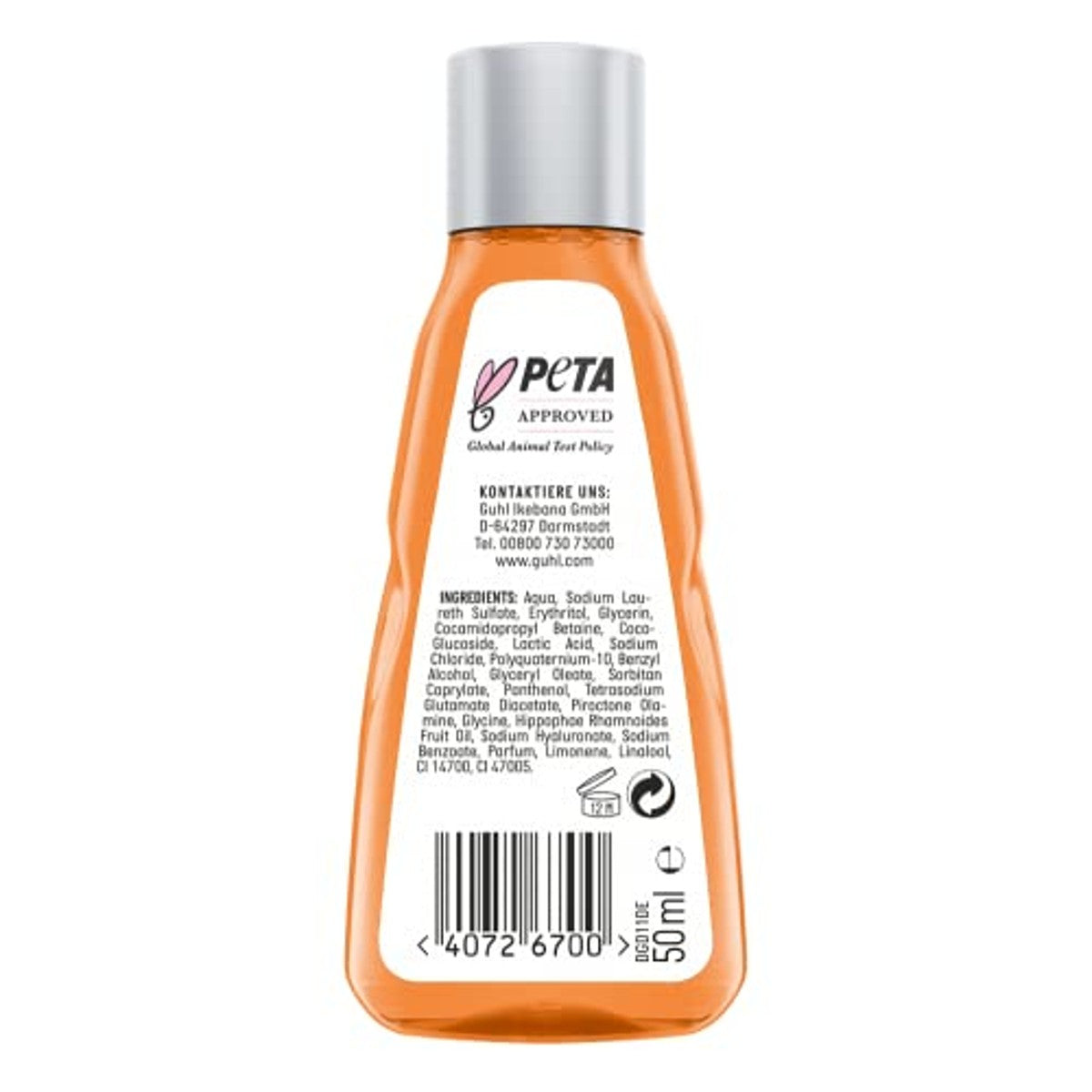 Guhl Hydraterende shampoo 6 x 50 ml - Voordeelverpakking – foto 3
