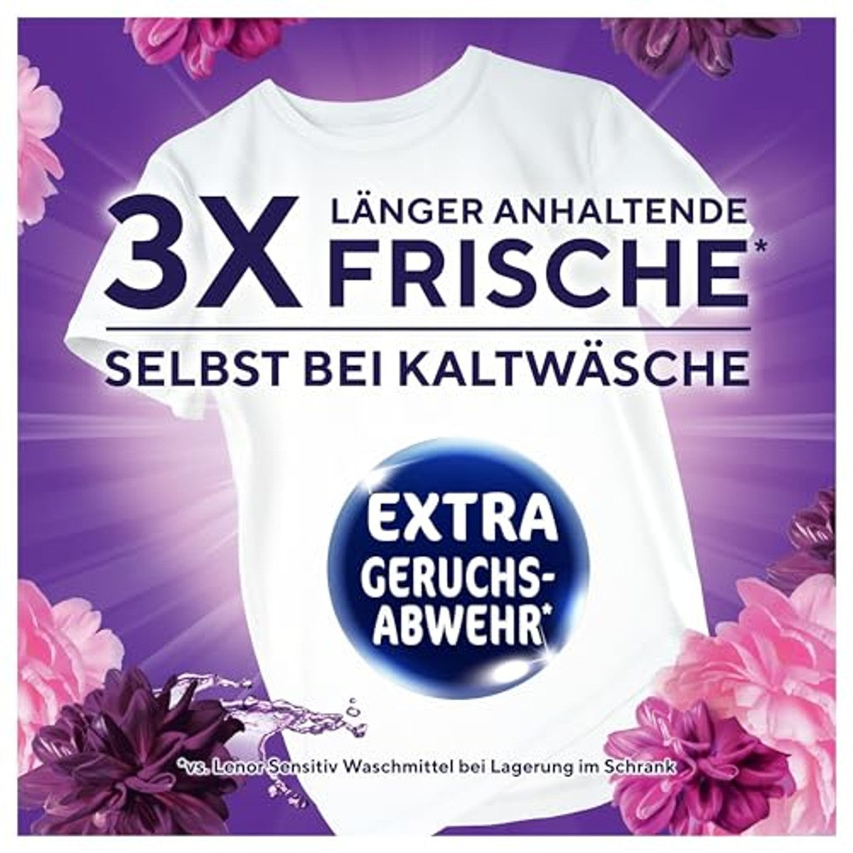 Lenor Vloeibaar Wasmiddel Amethist Bloesemdroom 3 x 100 wasbeurten - Voordeelverpakking
