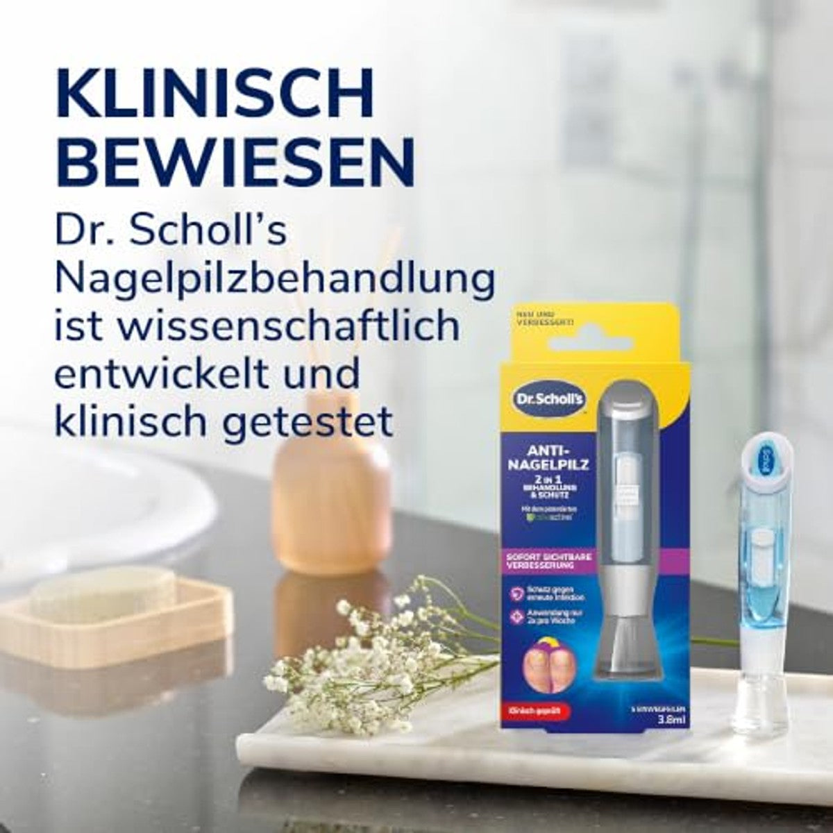Dr. Scholl's 2-in-1 pen voor nagelschimmel – foto 3