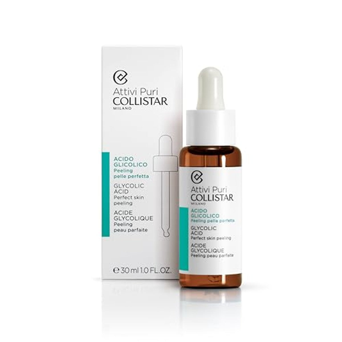 Collistar Actief Puur Glycolzuurserum Gezichtsdruppels 30 ml - 6-pack
