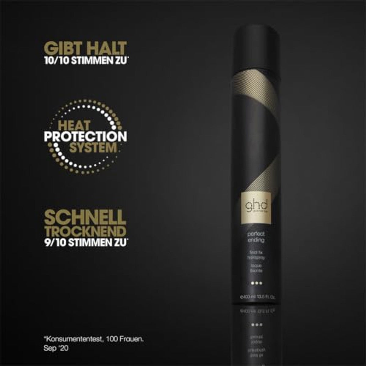 ghd Perfect Ending Haarspray Maximale Grip Anti Frizz 400 ml