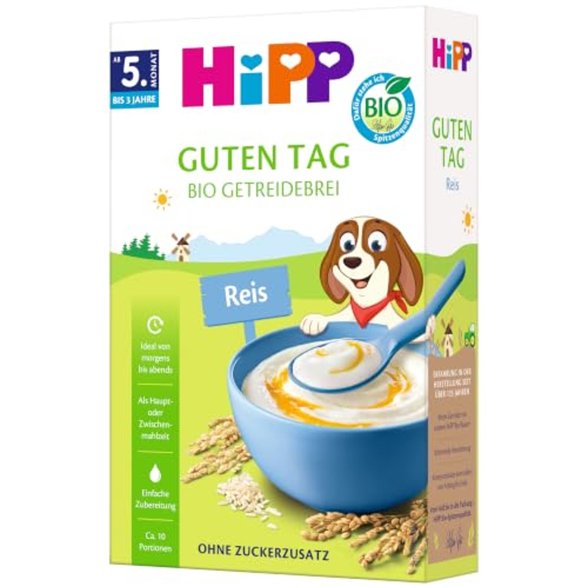 HiPP Biologische graanpap rijst 7 x 200 g – foto 3
