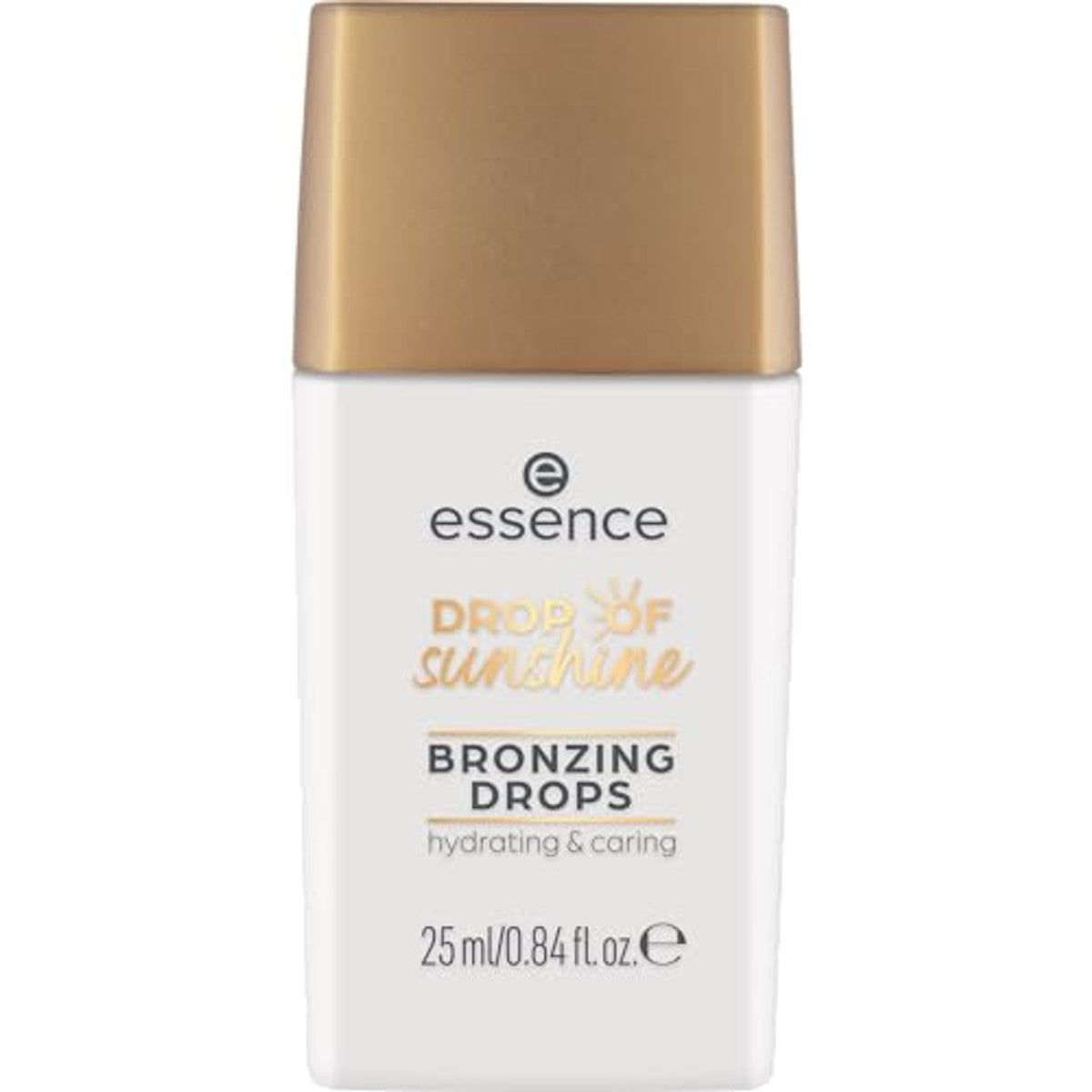Essence Drop of Sunshine Bronzing Drops, voor zongekuste gloed | Hydraterend, met glycerine en kokosgeur, veganistische cosmetica, 25 ml – Essence Cosmetics