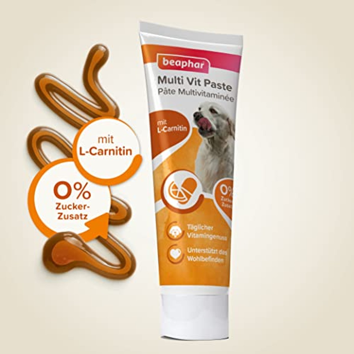 Beaphar Multi-Vit vitaminepasta hond 2 x 100 g - 6-pack