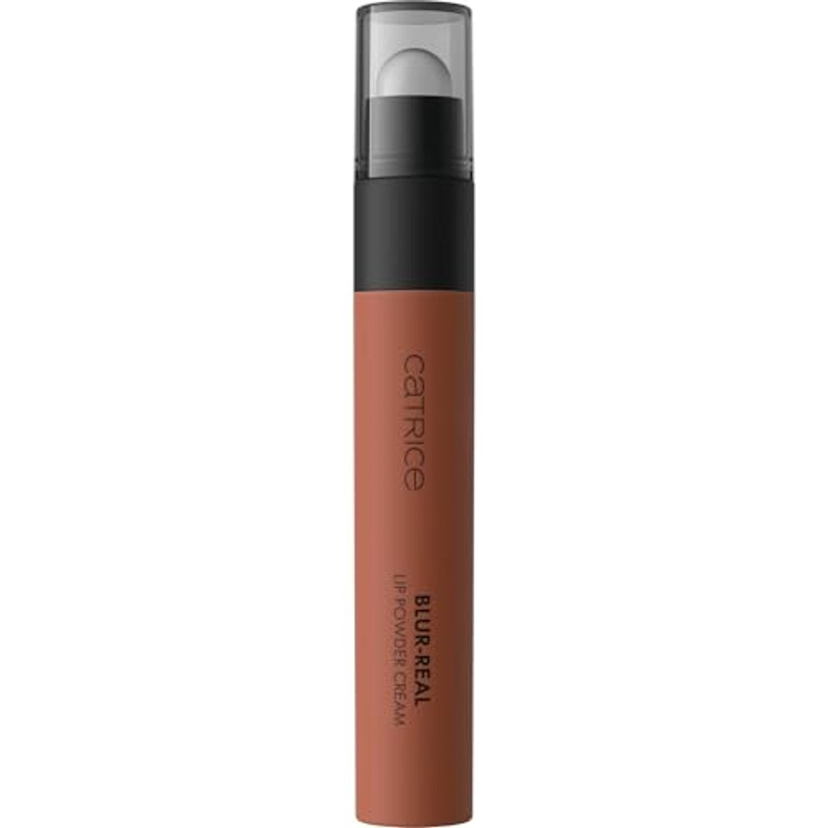 Catrice Blur-Real Lip Powder Cream, Lippenstift, Nr. 010, Nude, weichzeichnend, matt, vegan, ölfrei, ohne Parabene, ohne Mikroplastikpartikel, 1er Pack (3.5ml) | Lip Powder Cream mit einem samtmatten Soft-Focus-Look in einem warmen Braunton – Catrice Cosmetics