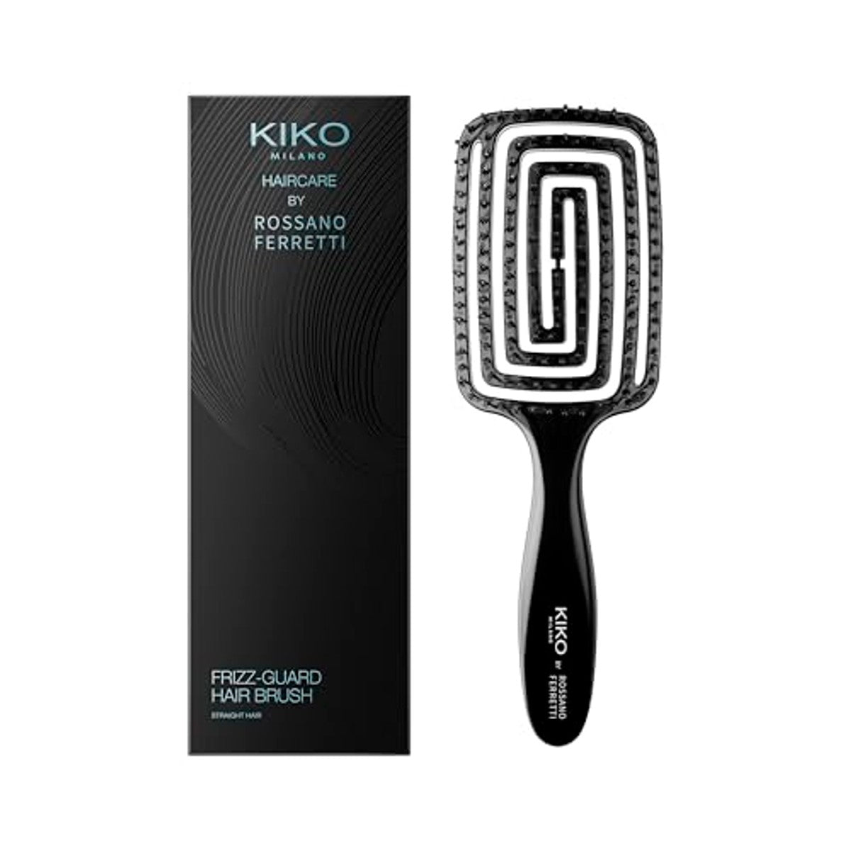 Kiko Milano Frizz-Guard Haarborstel voor Glad Haar - 3-pack