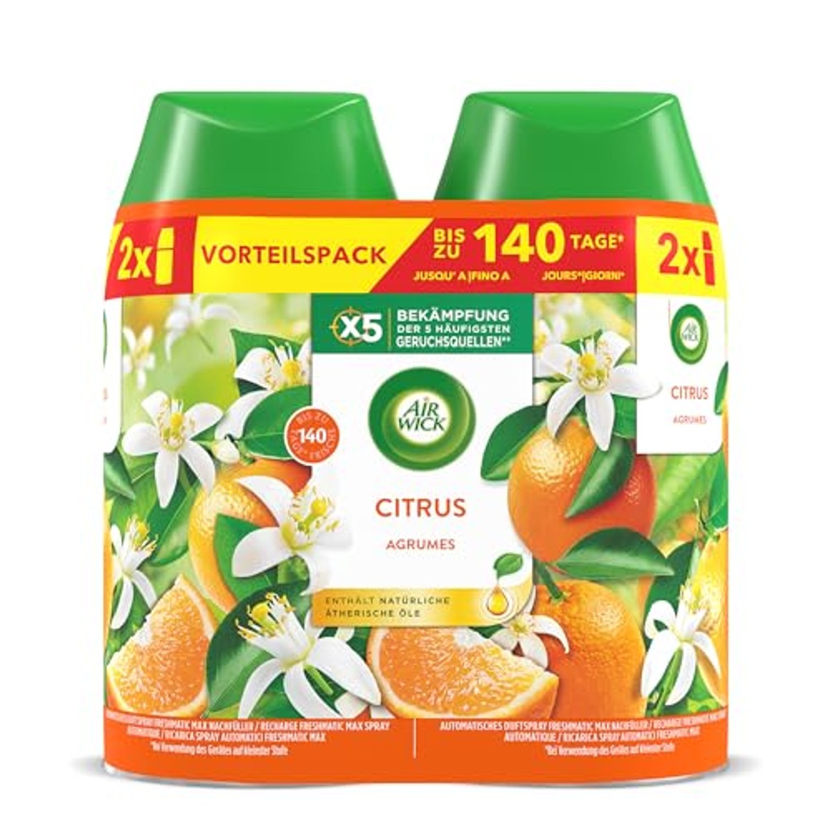 Air Wick Freshmatic Max Citrus navulling 2 x 250 ml – Air Wick