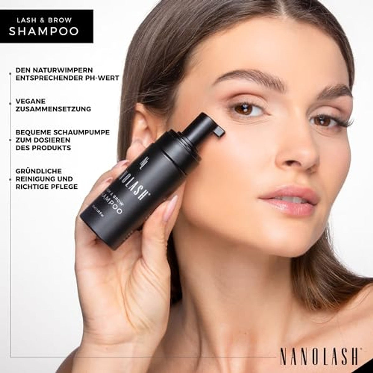 Nanolash Lash & Brow Shampoo 50 ml - 3-pack
