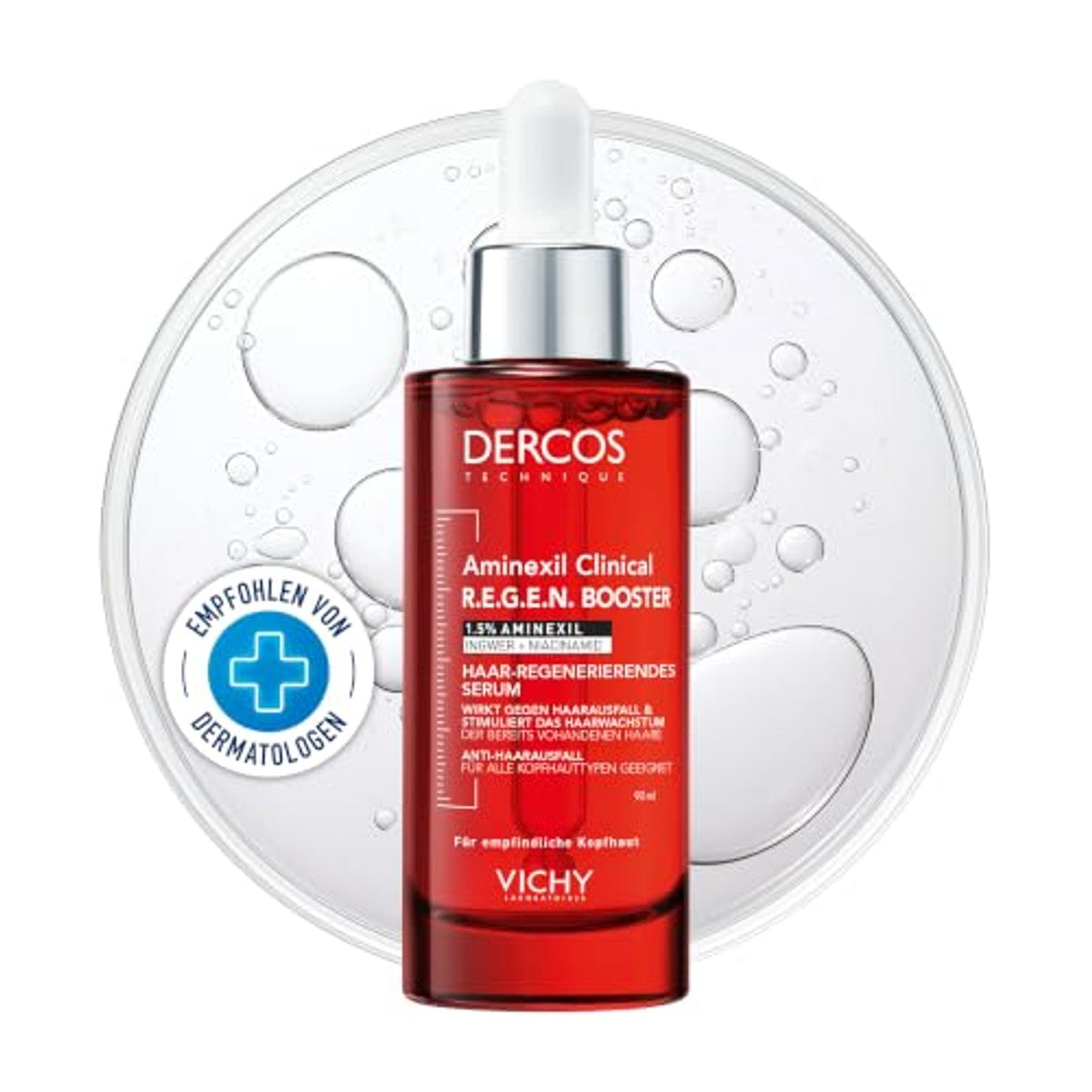 Vichy Dercos Aminexil Clinical R.E.G.E.N. Booster Haarserum 30 ml - 3-pack