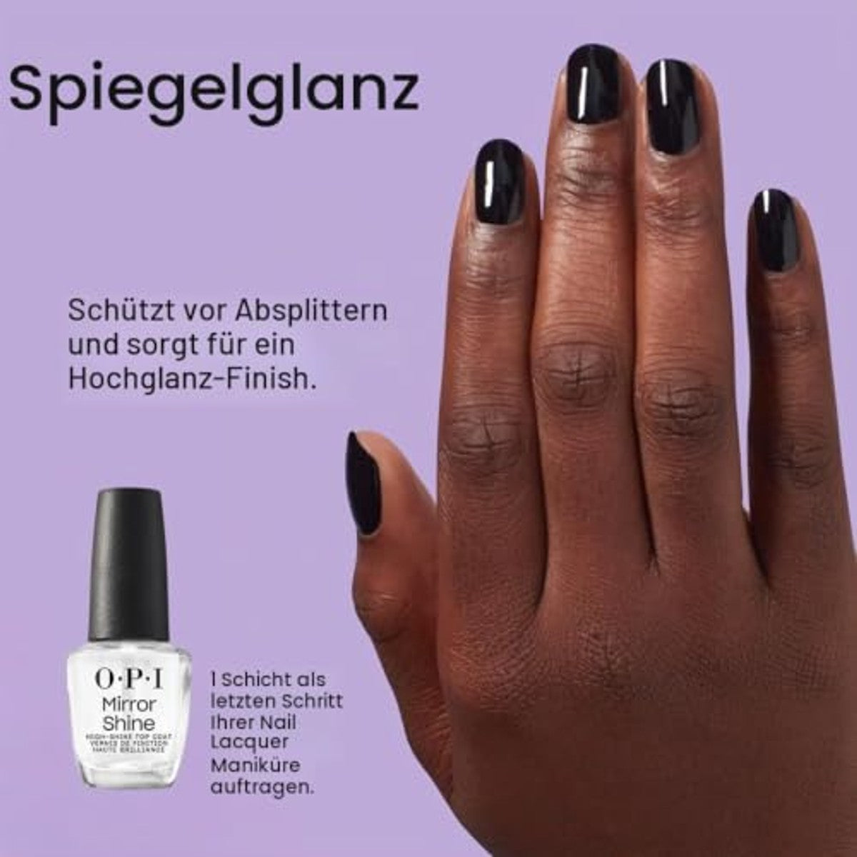 OPI Nail Lacquer Brilliant Top Coat voor Langere Houdbaarheid 15 ml - 6-pack