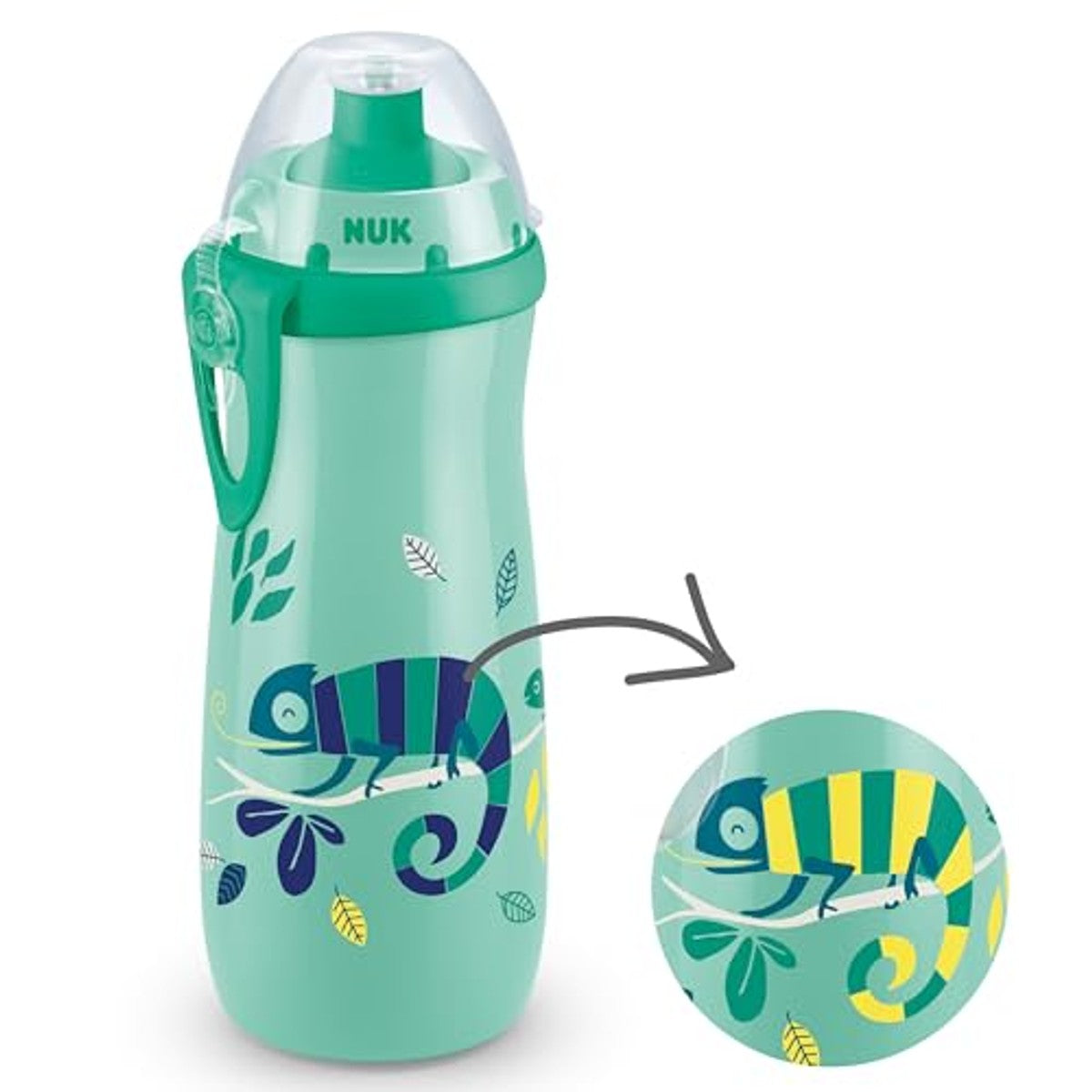 NUK Sports Cup Drinkfles Kameleon 6 x 450 ml - Voordeelverpakking