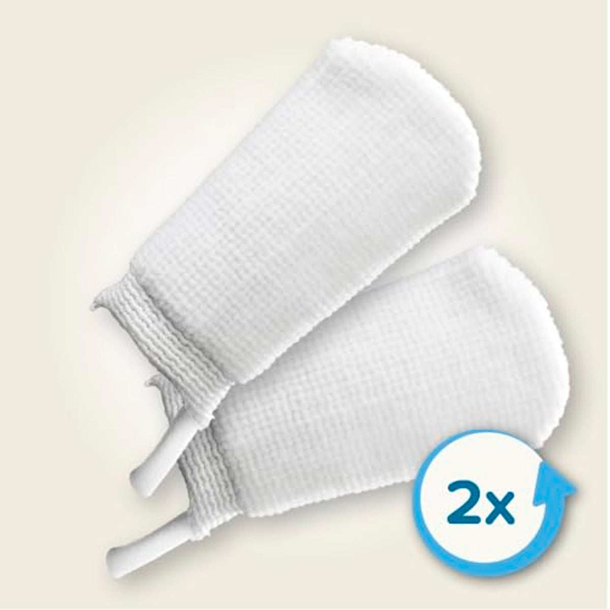 Beaphar Fingerpad 2 stuks - herbruikbare tandental-vingerpads voor zachte reiniging van de tanden - voor honden en katten – beaphar