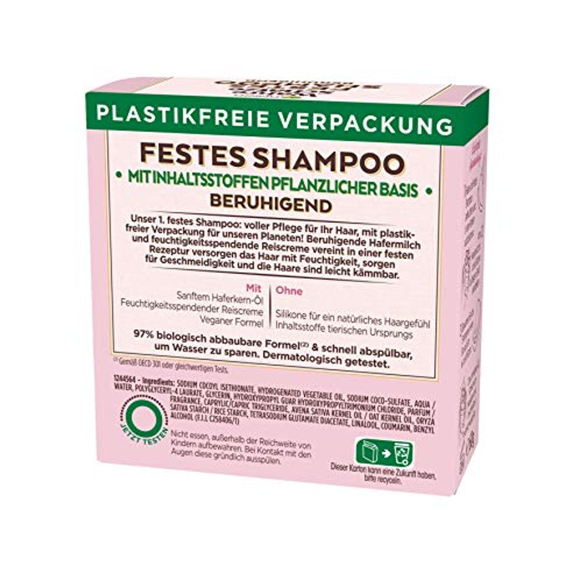 Garnier Echte Schatten Vaste Shampoo Zachte Havermout 70 g – Garnier