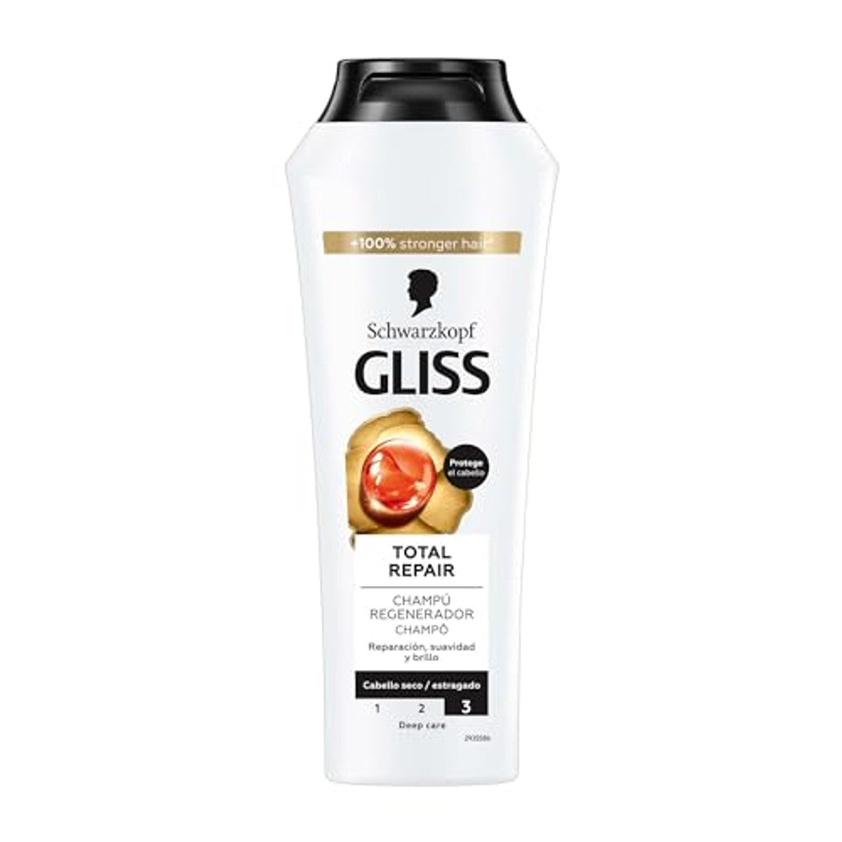 Gliss Total Repair Shampoo 6 x 250 ml - 1500 ml – Gliss