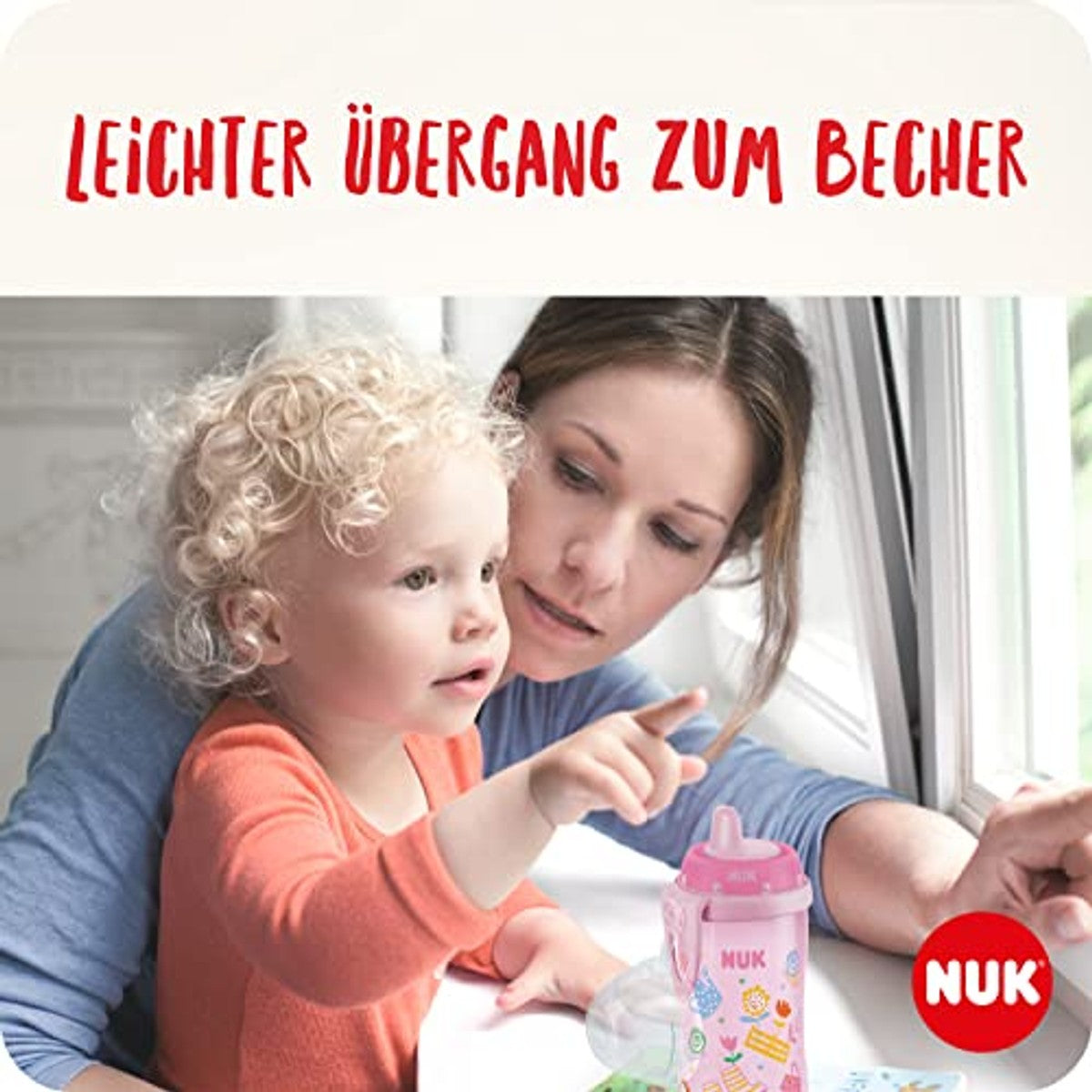 NUK Kiddy Cup Night drinkbeker 12+ maanden 300 ml – NUK