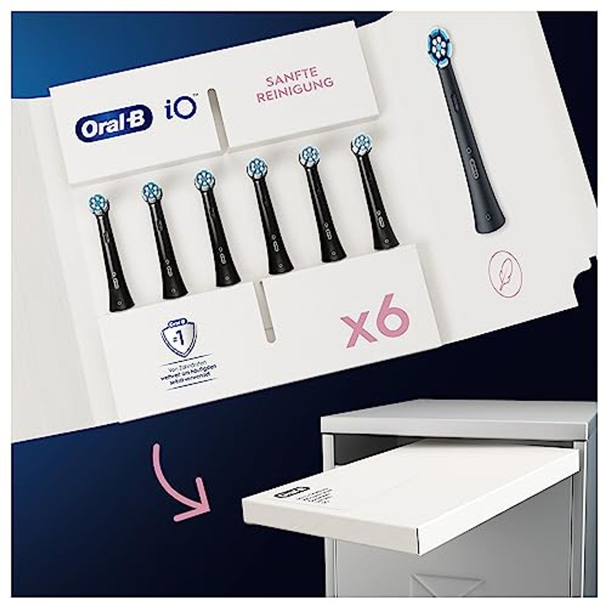 Oral-B iO Zachte Reiniging opzetborstels 6 stuks – Oral-B