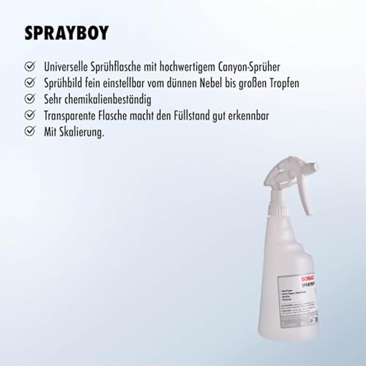 SONAX PROFILINE Sprayboy (1 stuk) 6 x 0,65 l - Voordeelverpakking