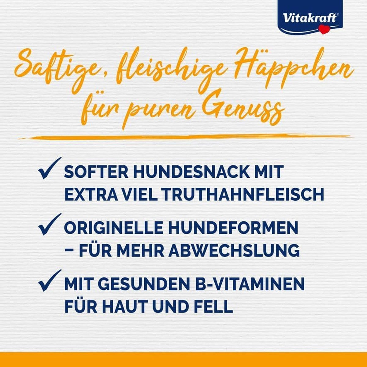 Vitakraft Noshies hondensnack kalkoen 1 x 90 g - 6-pack