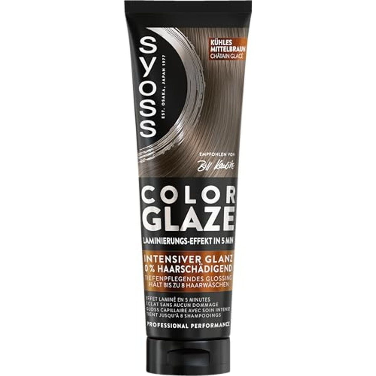 Syoss Color Glaze Glossing Koel middenbruin 3 x 130 ml - Voordeelverpakking – foto 3