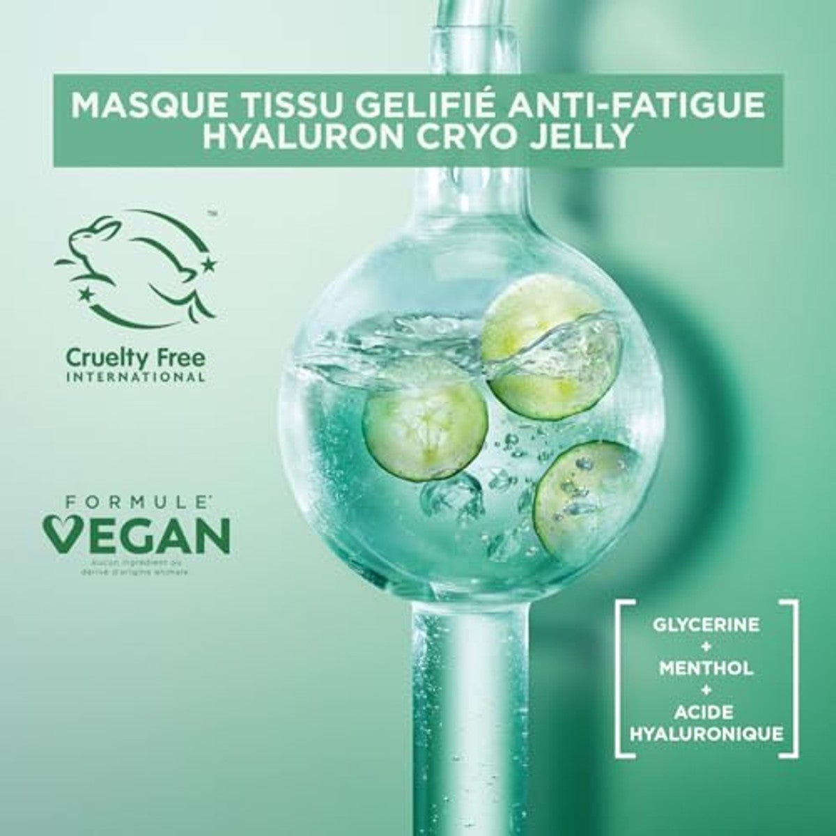 Garnier Skin Active Hyaluron Cryo Jelly Gezichtsmasker 1 - 3-pack